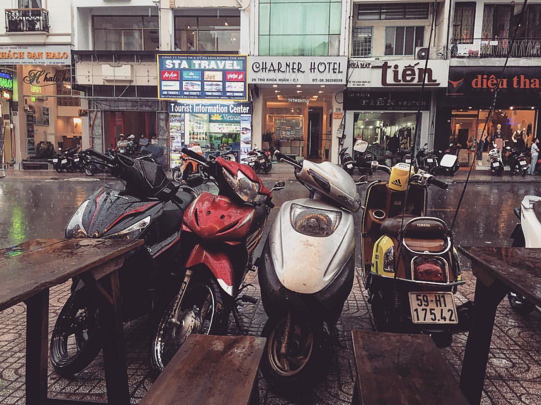 Raining in Vietnam