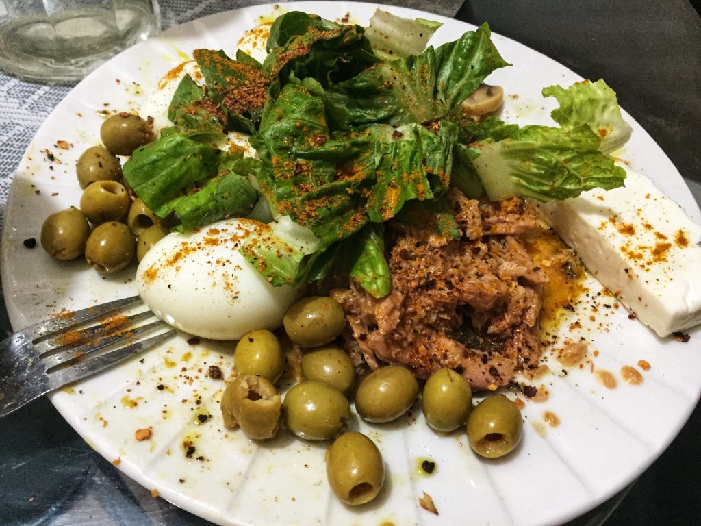 Keto Tuna With Boiled Eggs For Lazy Dinner