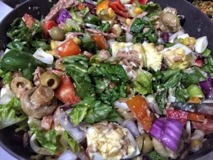 Healthy Keto Vegetarian Salad For Quick Breakfast, Lunch And Dinner