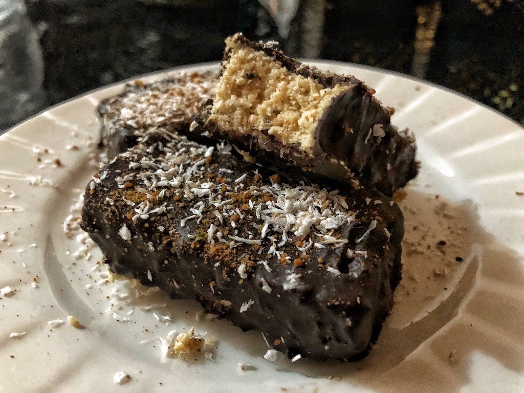 Chocolate Coconut Bars Party Snack
