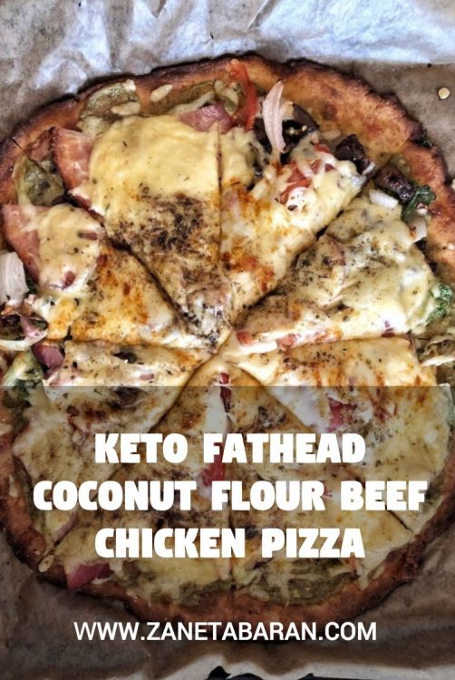 Coconut Flout Keto Pizza Pinterest