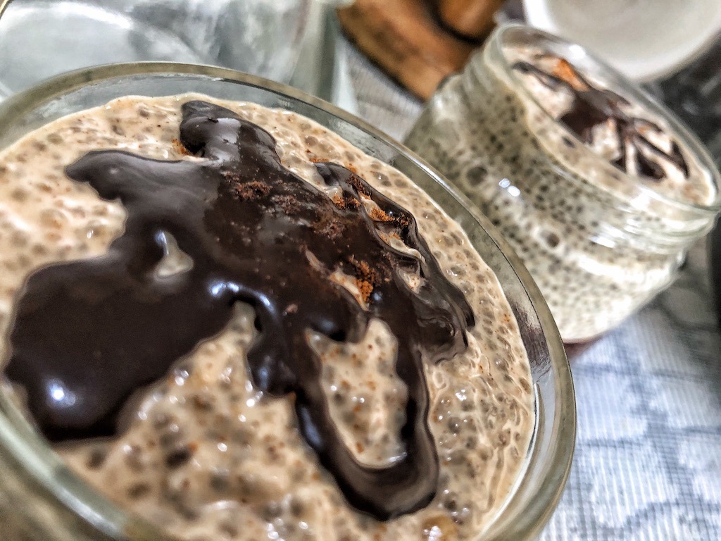 Healthy Keto Chia Seeds Pudding Based On Coconut Milk And Peanut Butter Events