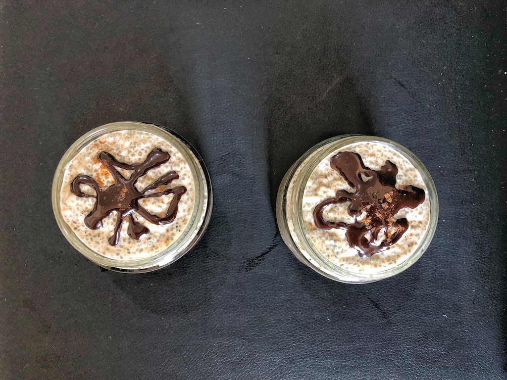 Healthy Keto Chia Seeds Pudding Based On Coconut Milk And Peanut Butter Must Try