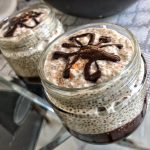 Healthy Keto Chia Seeds Pudding Based On Coconut Milk And Peanut Butter Try It