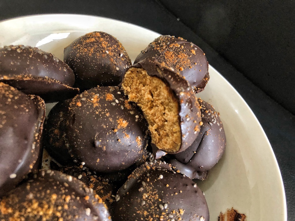 Healthy Keto Vegan Peanut Butter Coconut Flour Chocolate Truffles With No Sugar Must Try For Kids
