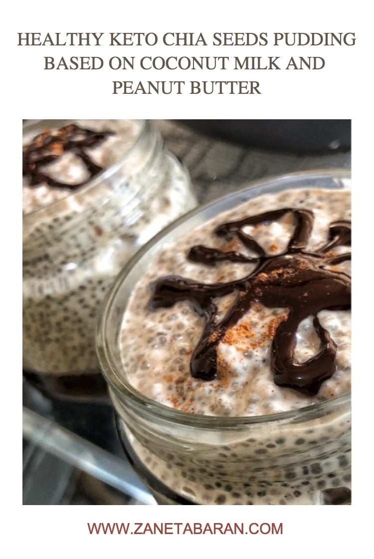 Pinterest 1 Healthy Keto Chia Seeds Pudding Based On Coconut Milk And Peanut Butter