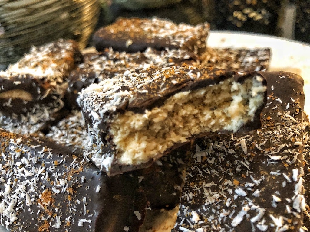 The Best Chocolate Coconut Bars