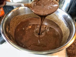 Healthy Peanut Butter Chocolate Fat Bombs For Dessert And Snack Mixture