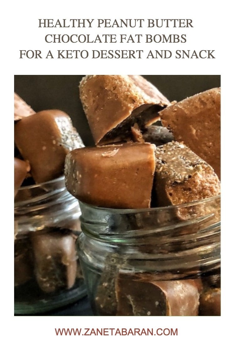 Pinterest 1 Healthy Peanut Butter Chocolate Fat Bombs For A Keto Dessert And Snack