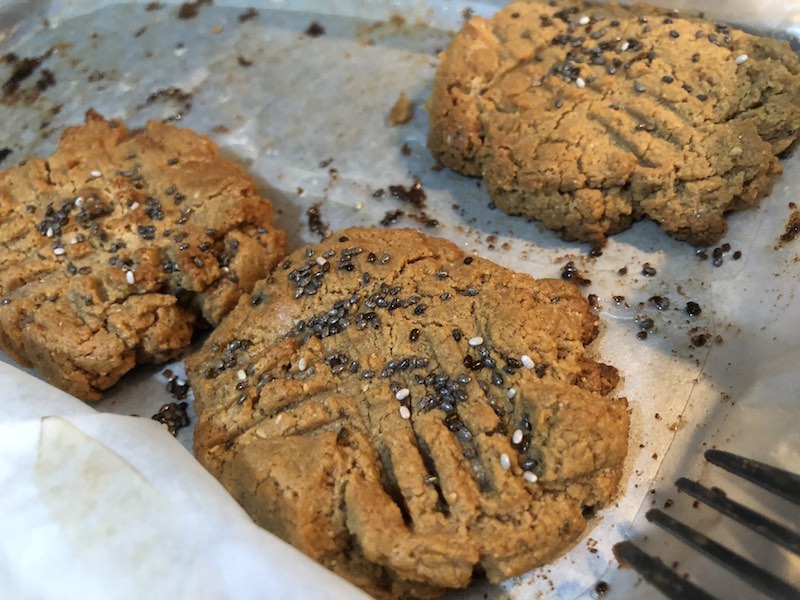 Quick Healthy Keto Low Carbs Peanut Butter Cookies From 3 Ingredients Baked