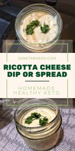 Ricotta Cheese Dip Spread
