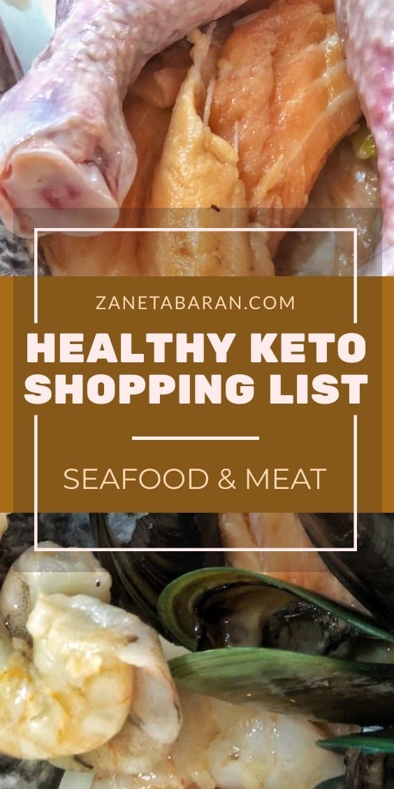 MUST HAVES IN KITCHEN ON HEALTHY DIET – MY HEALTHY KETO SHOPPING LIST – SEAFOOD AND MEAT