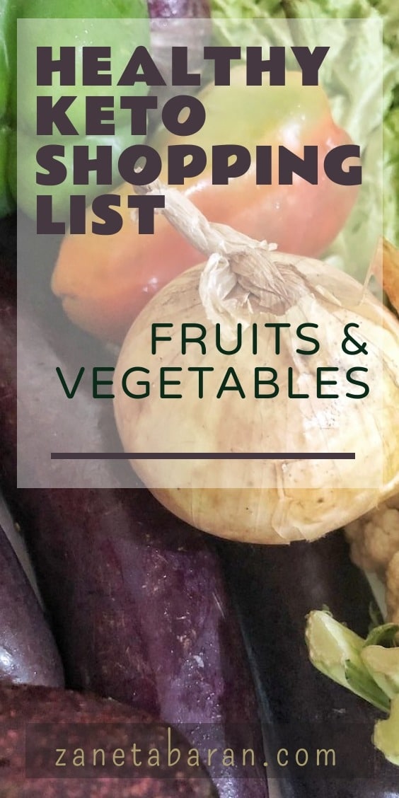 MUST-HAVES IN THE KITCHEN ON A HEALTHY DIET – MY HEALTHY KETO SHOPPING LIST FRUITS &VEGETABLES