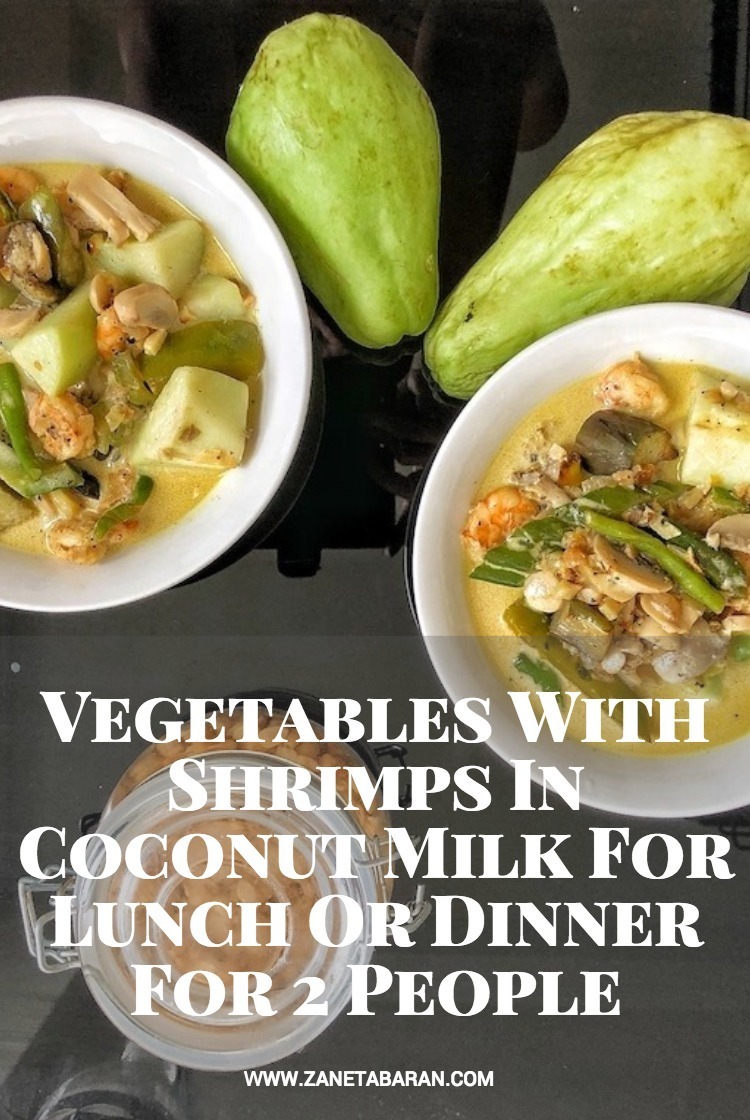 Pinterest Vegetables With Shrimps In Coconut Milk For Lunch Or Dinner For 2 People