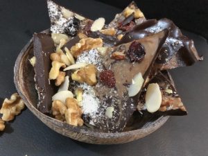 Dark Chocolate Pieces - Homemade Healthy Keto Quick Dessert Christmas Gift