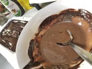 Dark Chocolate Pieces - Homemade Healthy Keto Quick Dessert Step 6