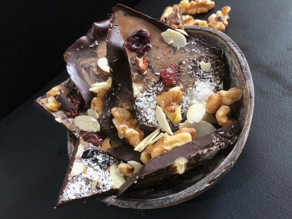 Dark Chocolate Pieces - Homemade Healthy Keto Quick Treat
