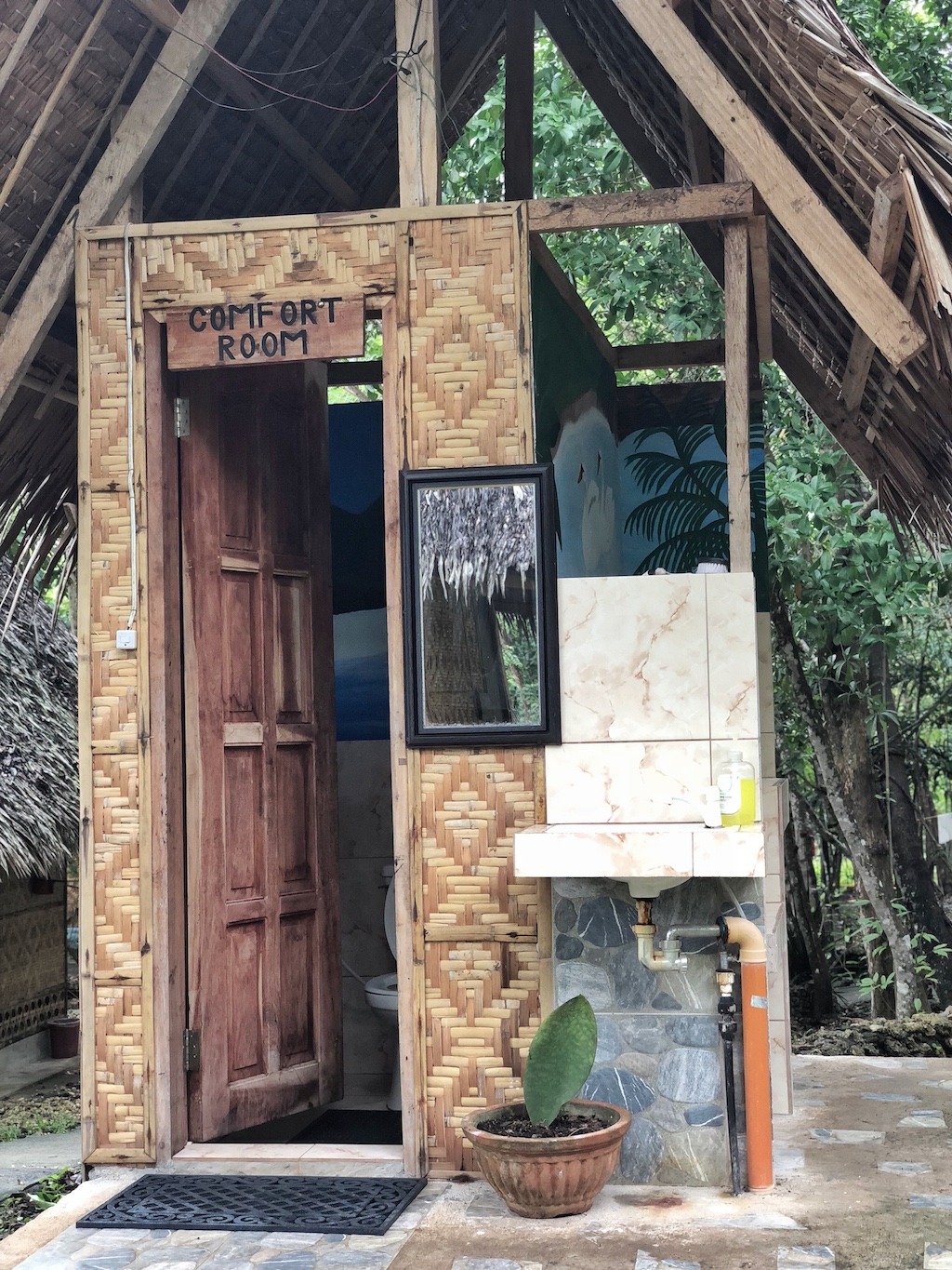 Place To Stay When Travelling To Bohol Panglao – Bohol Coco Farm Toilet