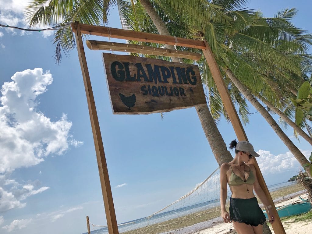 Where to stay when travelling to Siquijor – Glamping Siquijor Beach Front