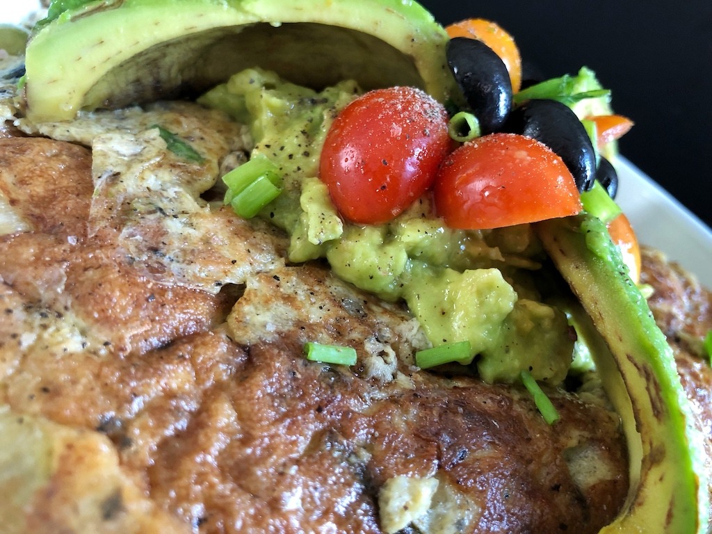 Canned Sardines Omelette With Canned Sardines And Avocado For Healthy Keto Pescatarian Breakfast