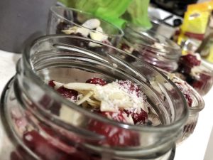 Coconut Berries Ice Cream Jars - Healthy Keto Low Carb No Sugar Dessert Kids Party