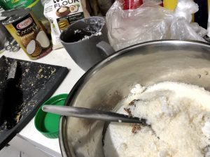 Homemade Raffaello - Healthy Keto Fat Bombs Low Carb No Sugar Added Base