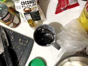 Homemade Raffaello - Healthy Keto Fat Bombs Low Carb No Sugar Added In Progress
