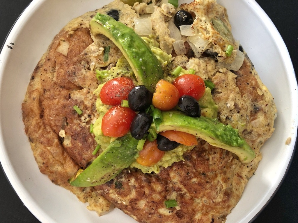 Omelette With Canned Sardines And Avocado For Healthy Keto Pescatarian Breakfast The Best