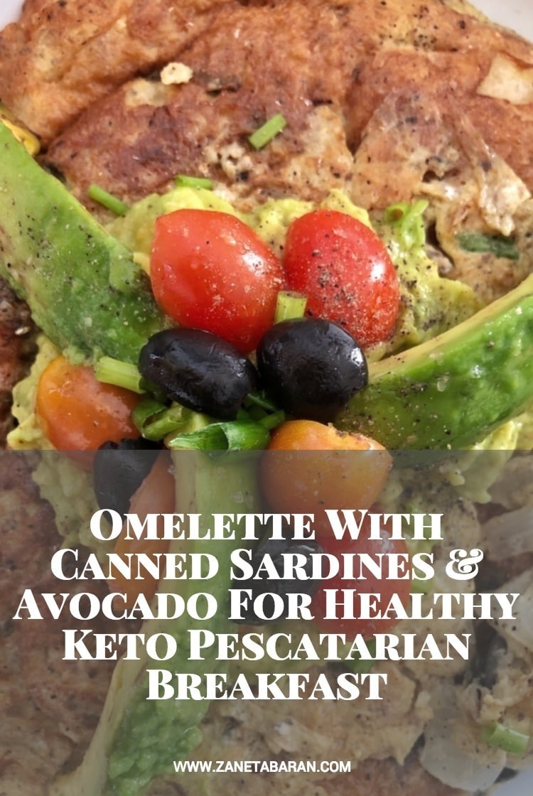 Pinterest Omelette With Canned Sardines And Avocado For Healthy Keto Pescatarian Breakfast Lunchbo