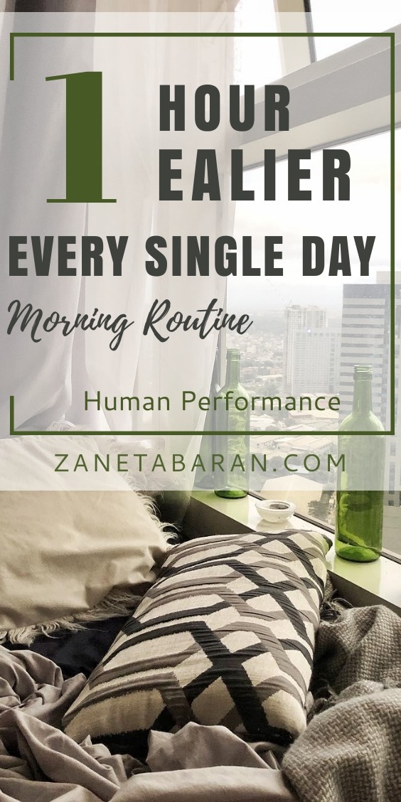1 Hour Earlier Wake Up Morning Human Performance