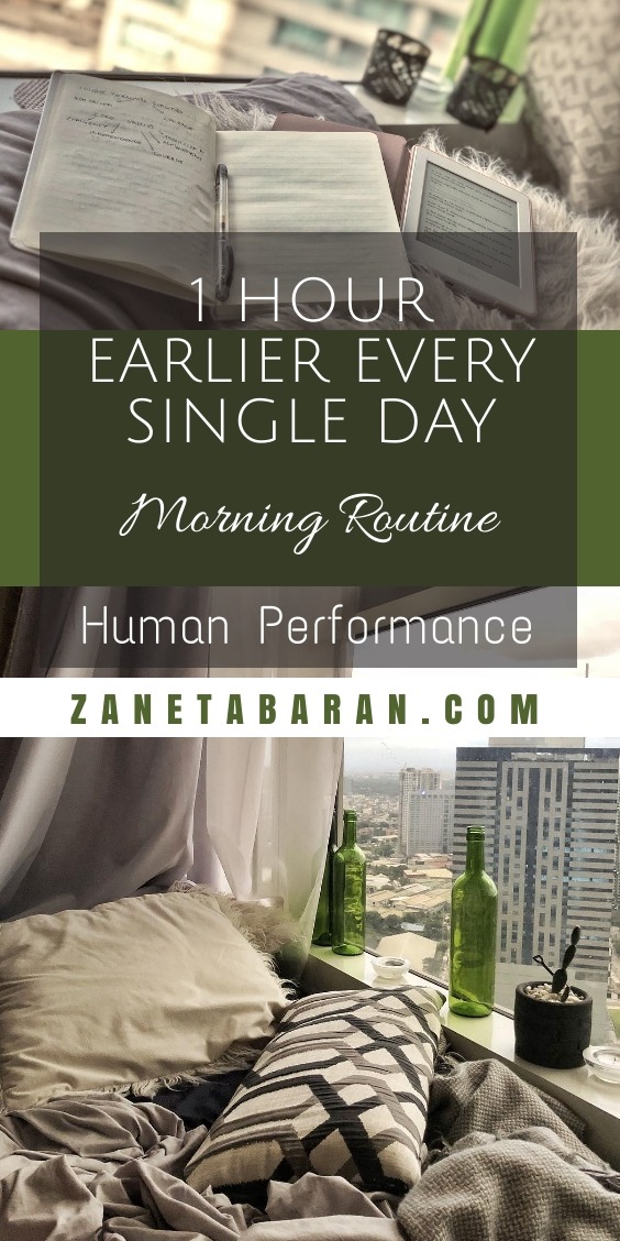 1 Hours Earlier Morning Routine Human Performance