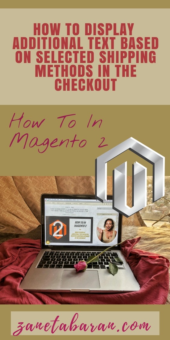 How To In Magento 2 – How To Display Additional Text Based On Selected Shipping Methods In The Checkout Pinterest
