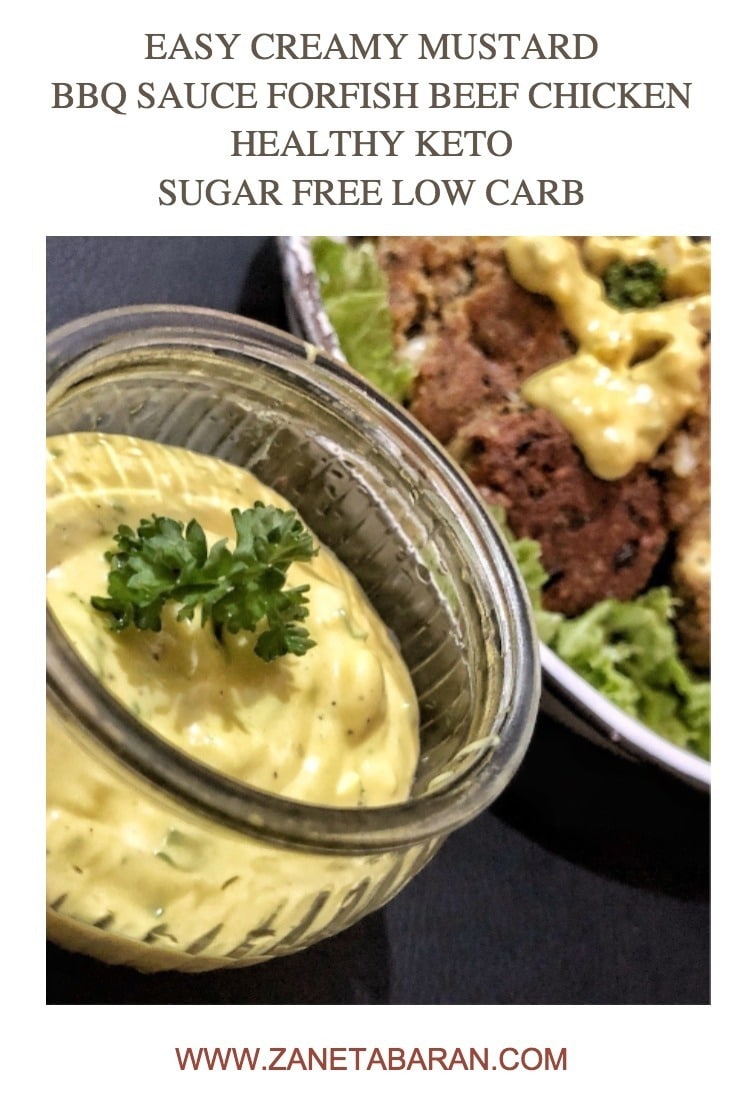 Easy Creamy Mustard BBQ Sauce For Fish Beef Or Chicken - Healthy Keto Sugar Free Low CarbUntitled