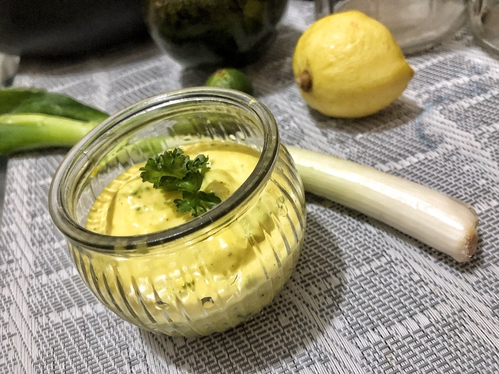 Quick Recipe Creamy Mustard BBQ Sauce For Fish Beef Or Chicken - Healthy Keto Sugar Free Low Carb