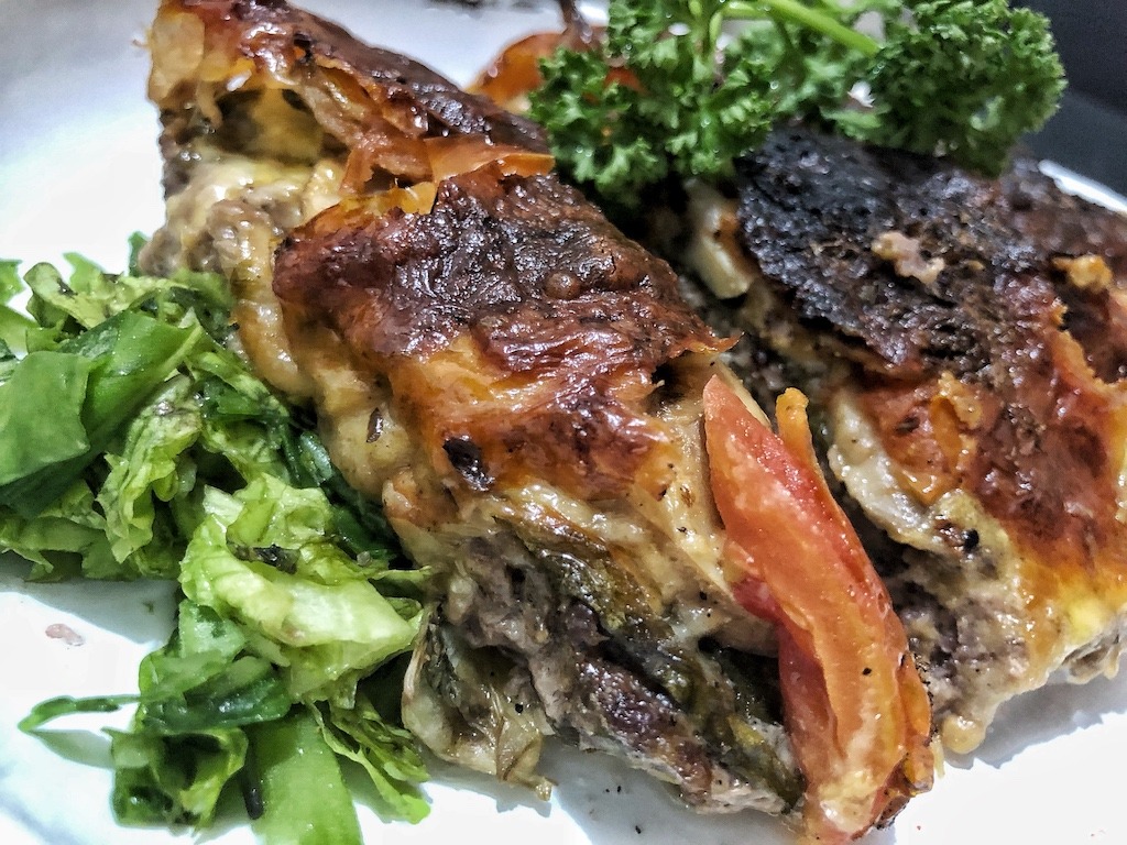 Stuffed Meatloaf With Cheese Spinach Beef Healthy Keto Low Carb