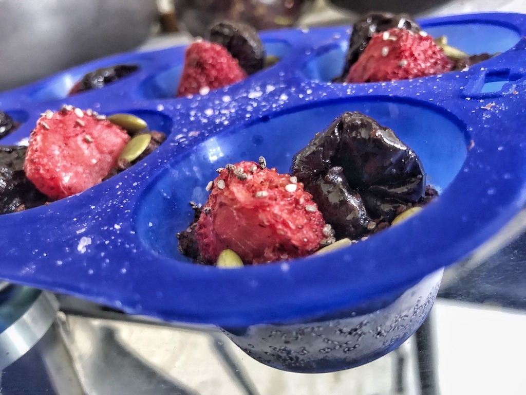 Keto Dessert Strawberry Chocolate Cups - Easy Healthy Keto Sugar Free Dessert