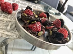 No Sugar Strawberry Chocolate Cups - Easy Healthy Keto Sugar Free Dessert