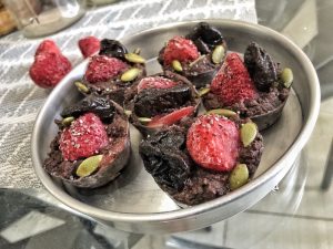 Strawberry Chocolate Cups - Easy Healthy Keto Dessert