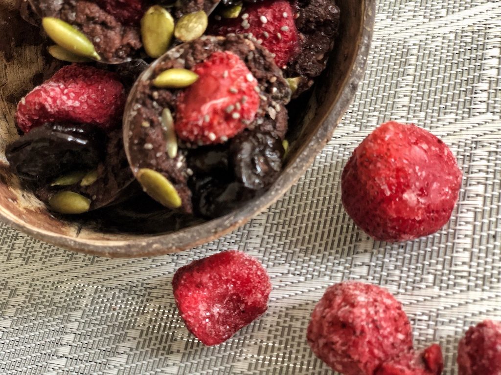 Strawberry Chocolate Cups - Quick Healthy Keto Sugar Free Dessert
