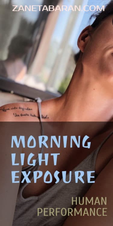 Morning Light Exposure - Morning Routine - Human Performance Pin