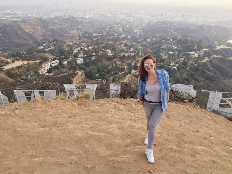 Top of Hollywood Sign