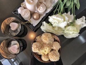 Students Homemade Raffaello - Healthy Keto Fat Bombs Low Carb No Sugar Added